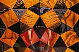 Salvador Dali Canvas Paintings - Tiger